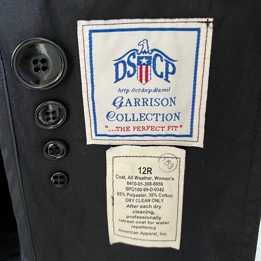 Dscp Garrison Collection All Weather Lined Black … - image 4